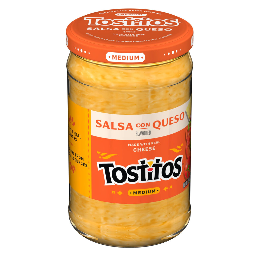 Tostitos Salsa Con Queso Dip, Medium, 23 oz Tostitos