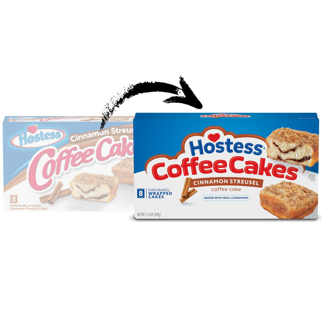 Hostess Cinnamon Streusel Coffee Cakes, 11.6 oz Hostess