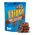 Flipz Milk Chocolate Covered Pretzels, 5 oz (Pack of 6) Flipz