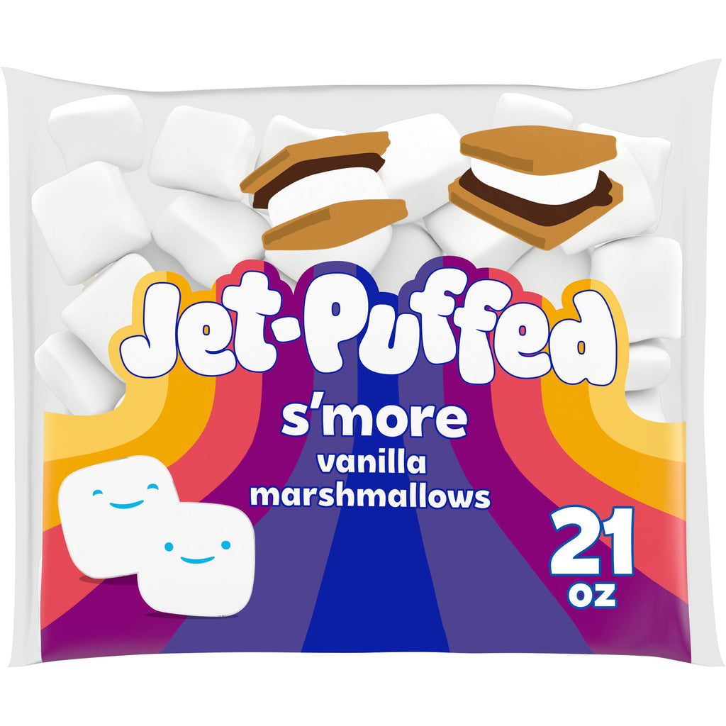 Jet-Puffed S'mores Vanilla Marshmallows, 21 oz Jet-Puffed