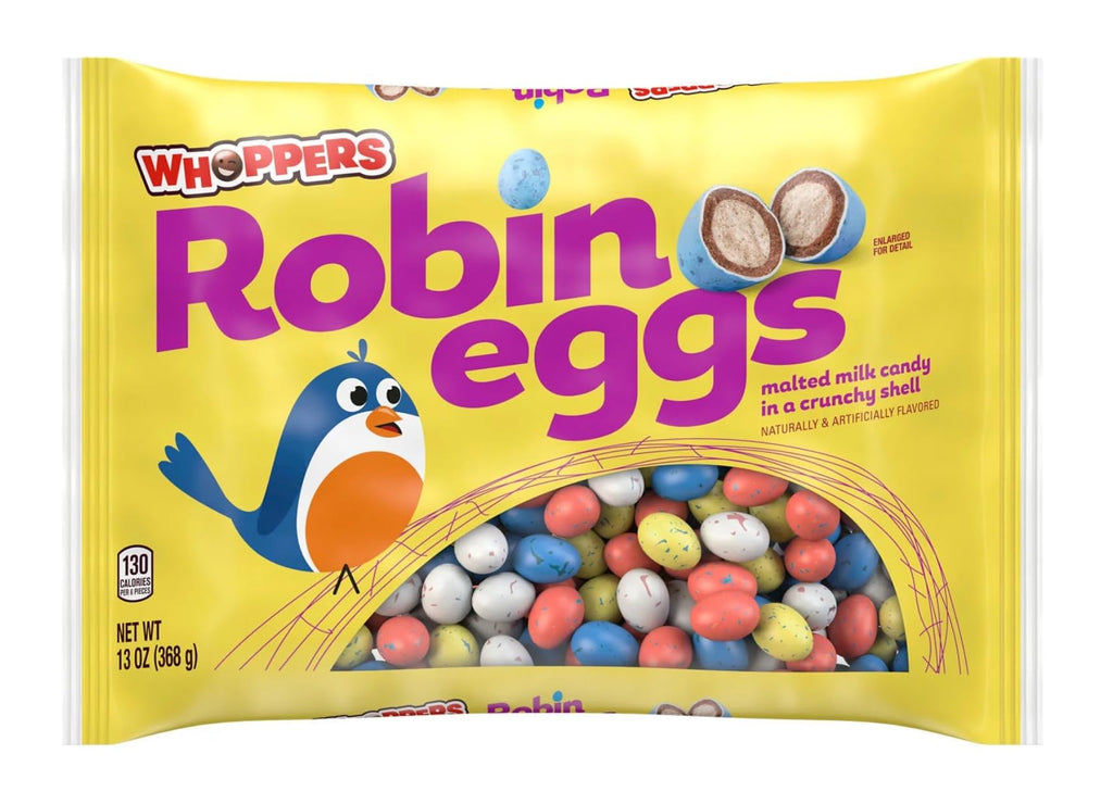 Whoppers Robin Eggs Malted Milk Candy, 13oz (Pack of 2) Whoppers