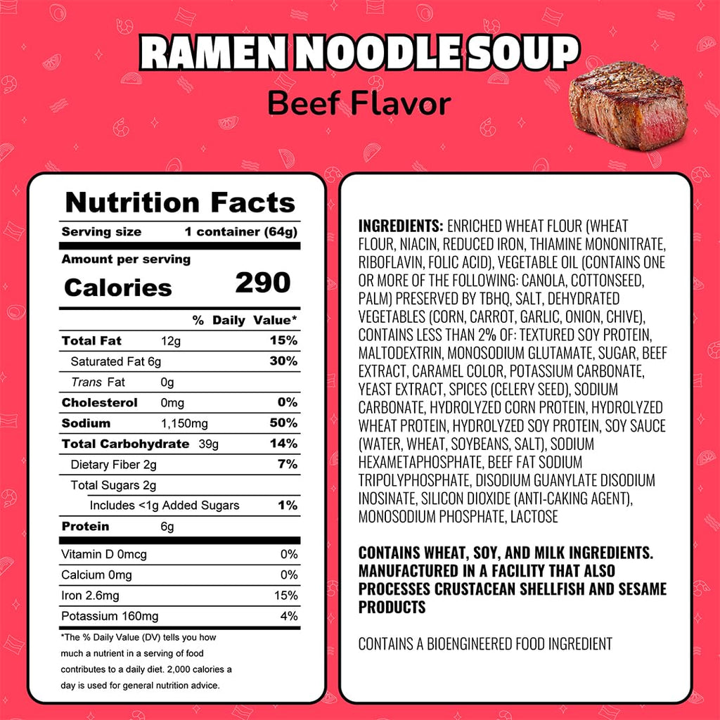 Maruchan Instant Lunch Ramen Noodles, 2.25 oz (Pack of 12)