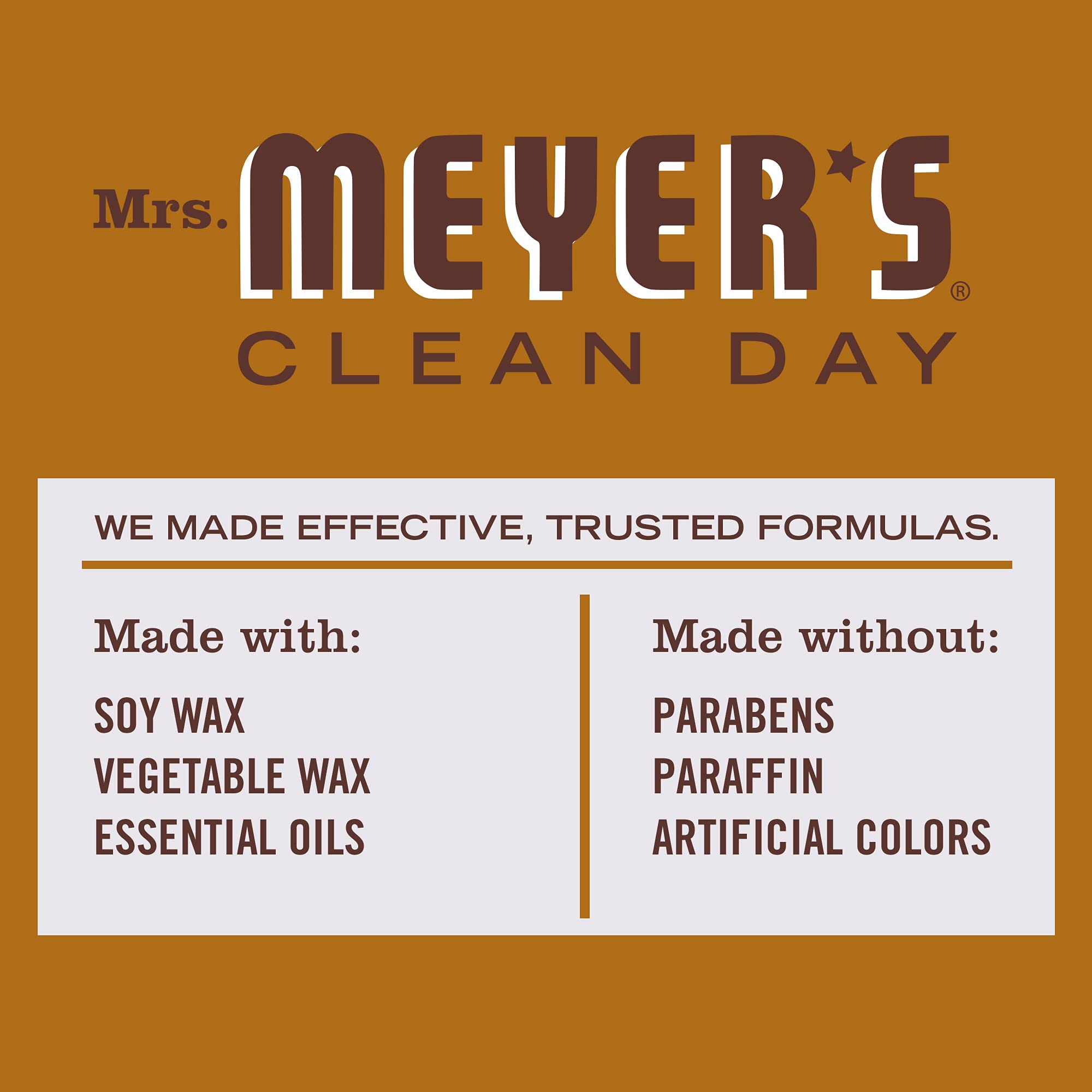Mrs. Meyer's Clean Day Soy Candle, Acorn Spice, 7.2 oz Mrs. Meyer's