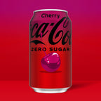 Coca-Cola Zero Sugar Cherry Soda, 12 fl oz (Pack of 12) Coca-Cola