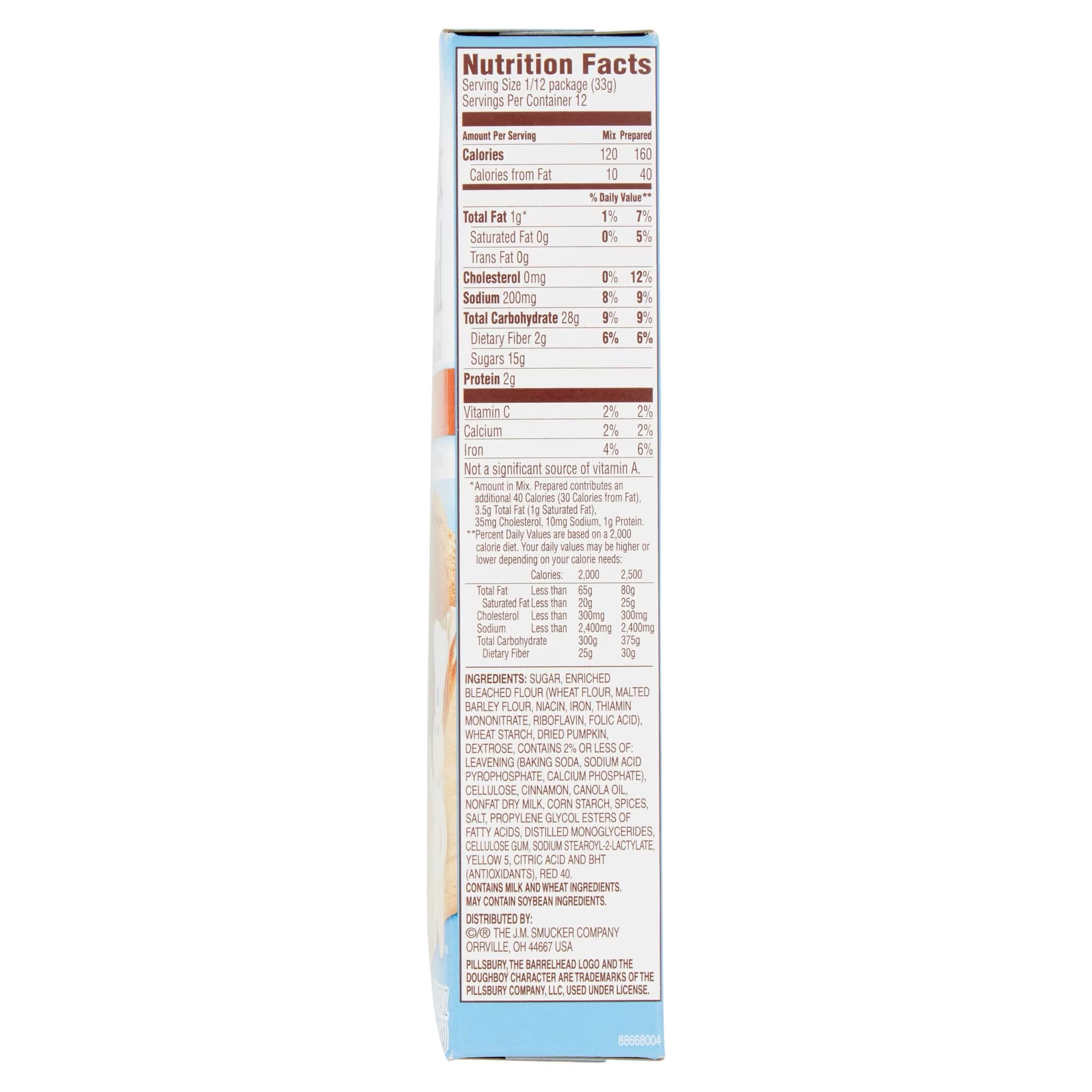 Pillsbury Hot Roll and Quick Bread Baking Mix, Two Box Pack