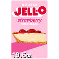 Jell-O No Bake Strawberry Cheesecake Dessert Kit, 19.6 oz Jell-O