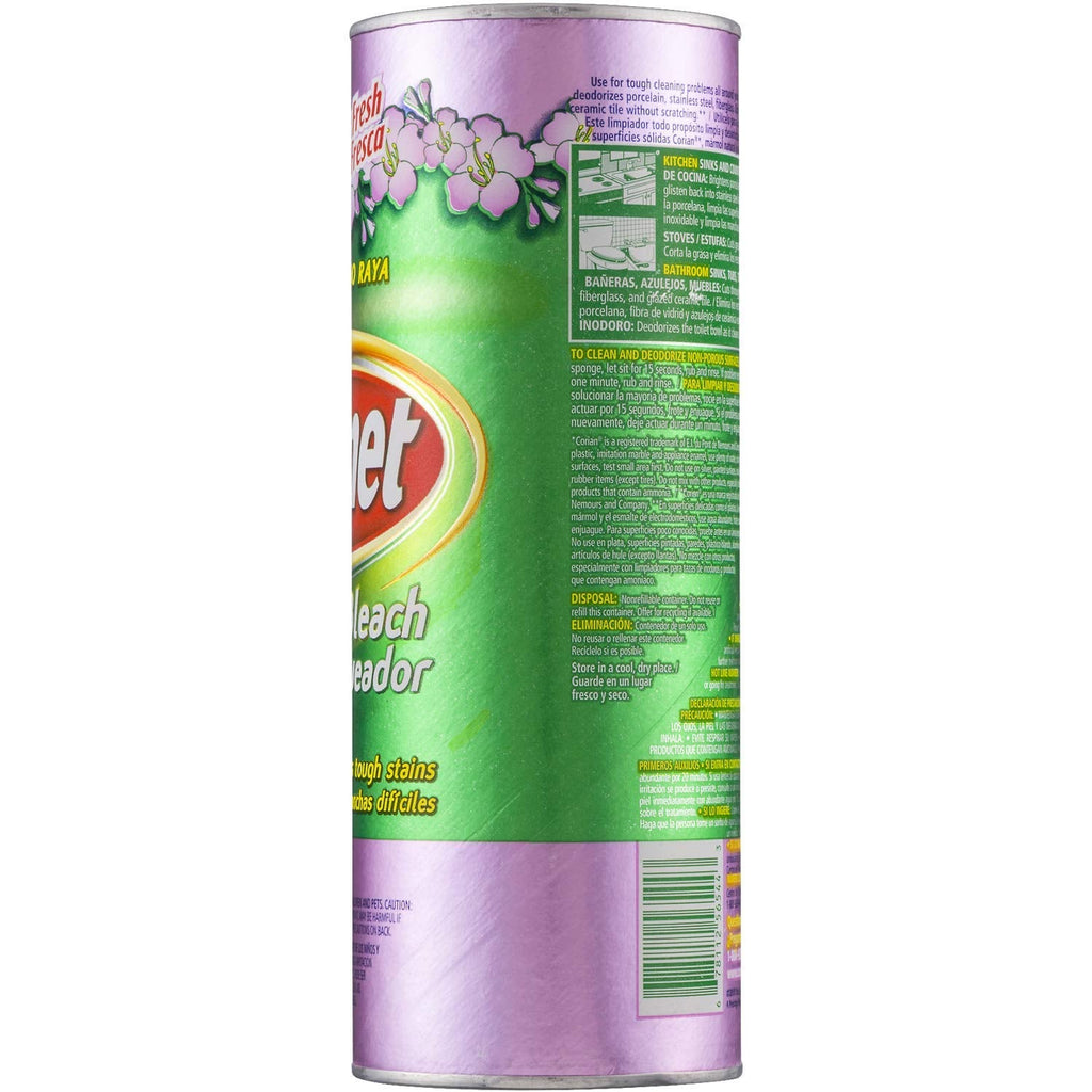 Comet Cleaner with Bleach, Lavender Fresh, 21 oz (Pack of 2) Comet