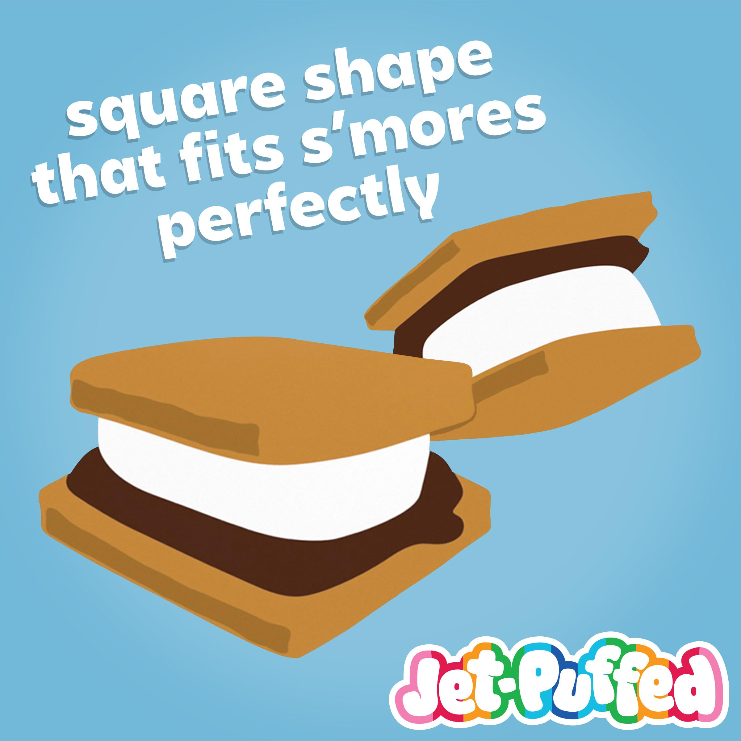 Jet-Puffed S'mores Vanilla Marshmallows, 21 oz Jet-Puffed