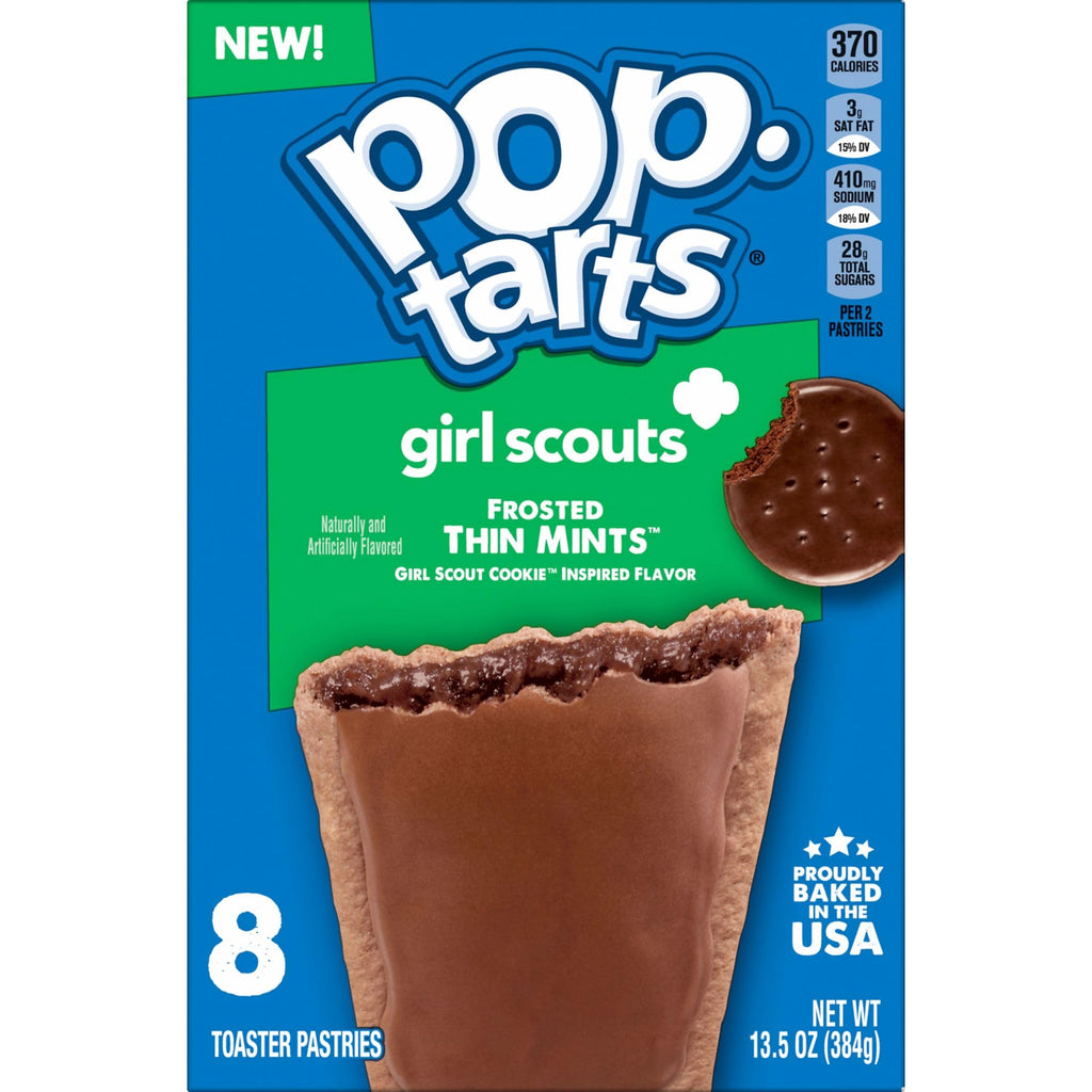 Pop-Tarts Girl Scout Frosted Thin Mints Toaster Pastries, 13.5 oz (8 ct) Pop-Tarts