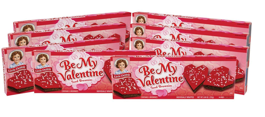 Little Debbie Valentine Brownies, 8.16 oz (Pack of 8) Little Debbie