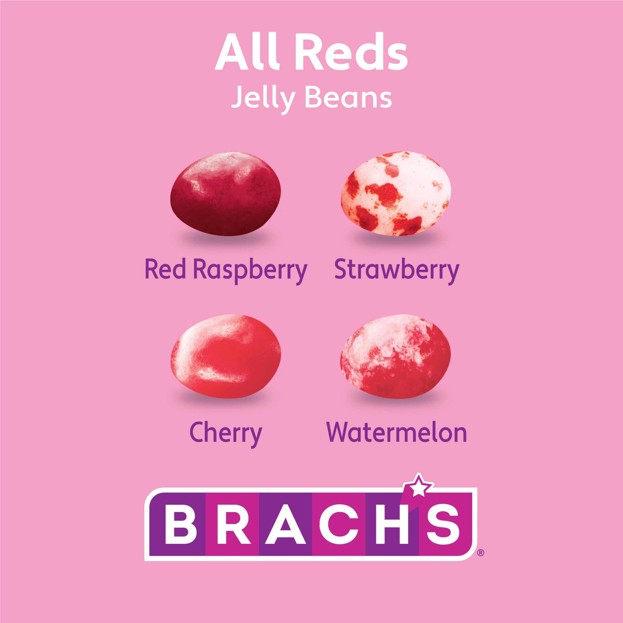 Brach's All Red Jelly Beans, Easter Candy, 14.5 oz Brach's