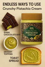 Nutty Fruity Dubai Chocolate Pistachio Cream with Kadaif, 21 oz Nutty Fruity