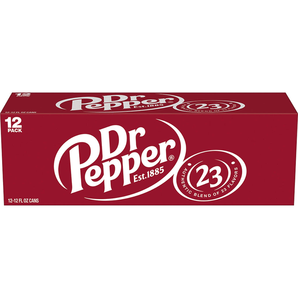 Dr Pepper Soda, 12 fl oz (Pack of 12) Dr Pepper