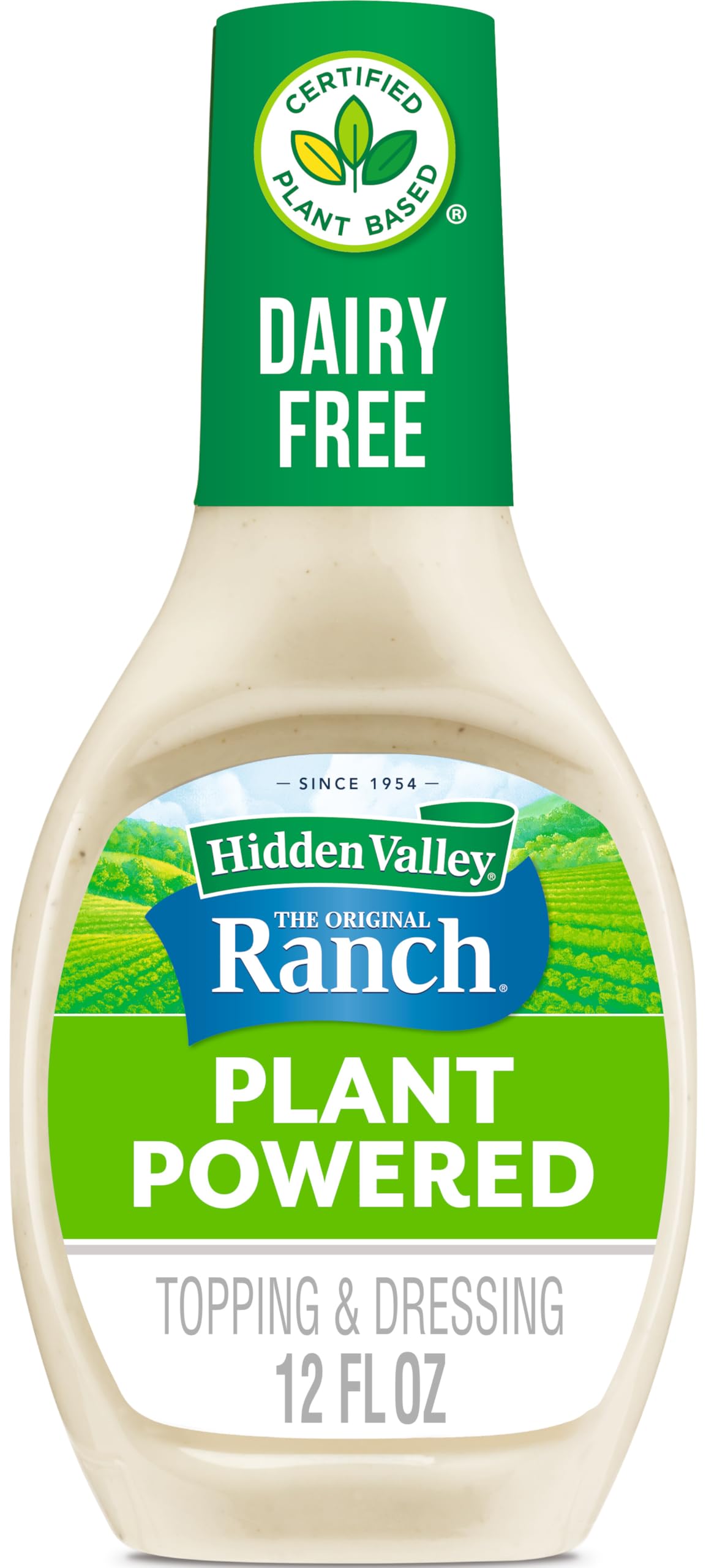 Hidden Valley Original Ranch Plant-Based Dairy Free Dressing, 12 fl oz Hidden Valley