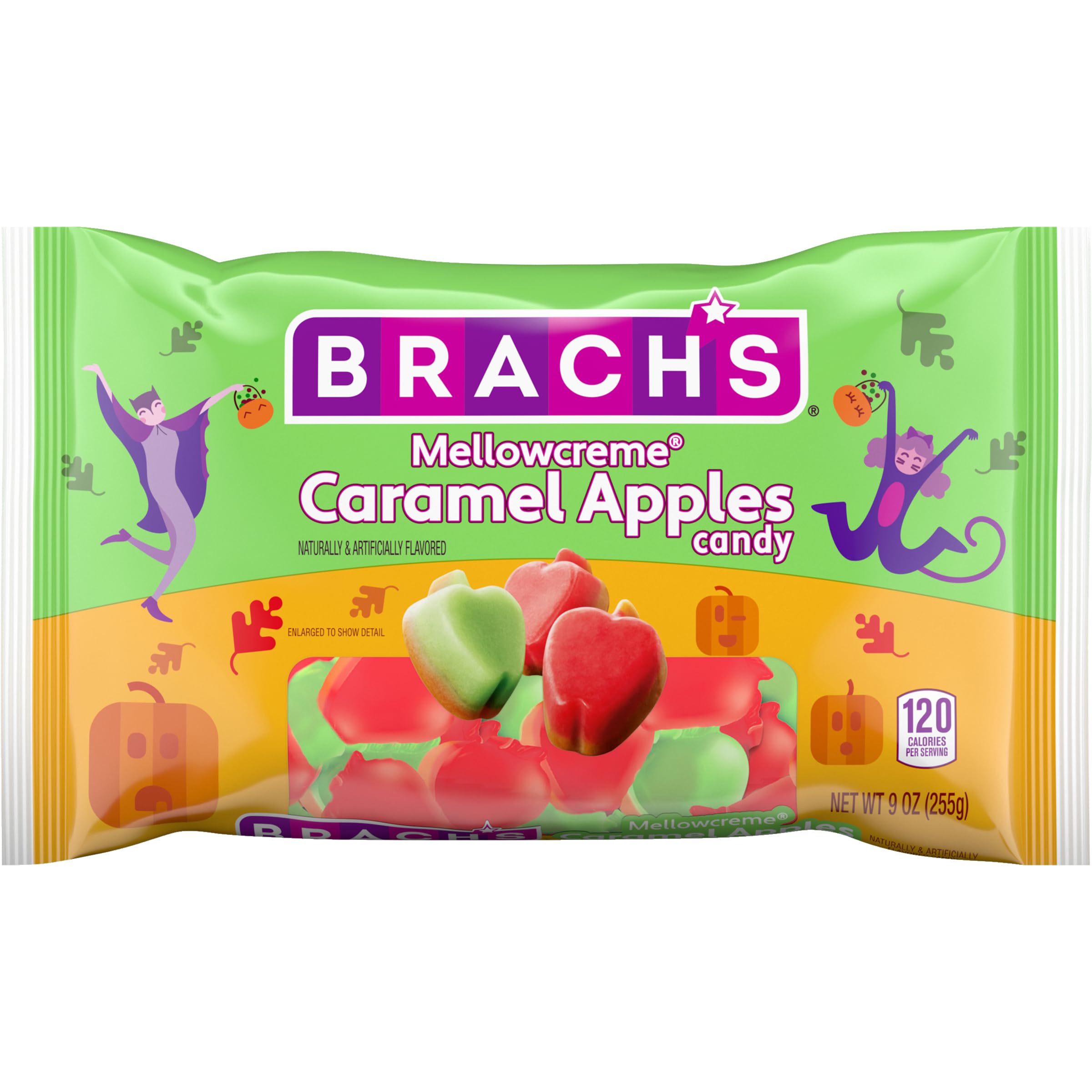 Brach's Mellowcreme Caramel Apples, 9 oz Bag Brach's