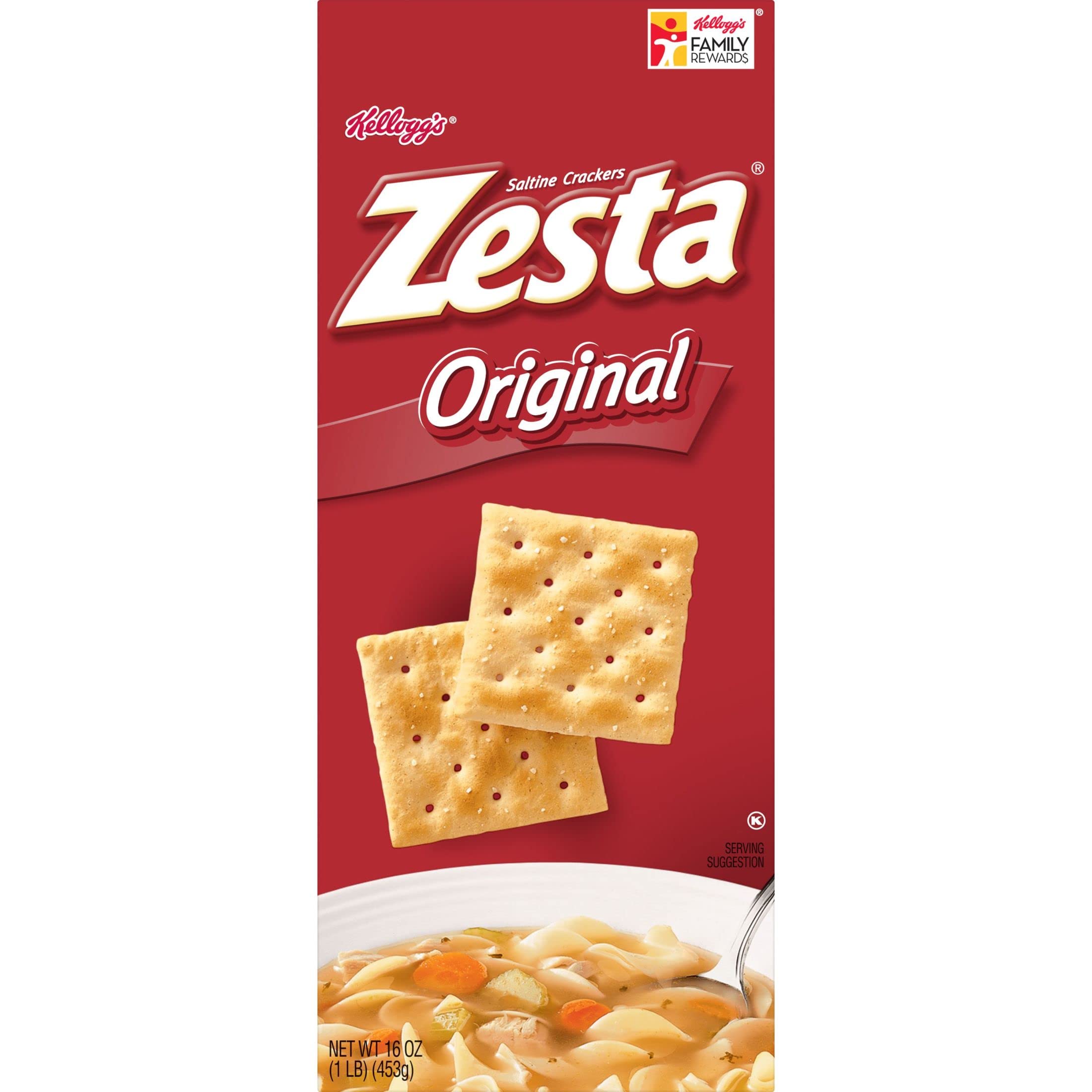 Zesta Saltine Crackers Original, 16oz Zesta
