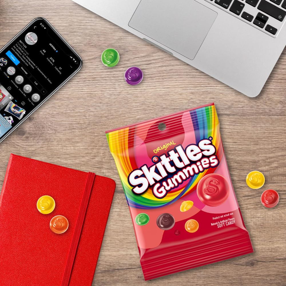 Skittles Sour Gummies, 5.8 Oz (Pack of 12) Skittles