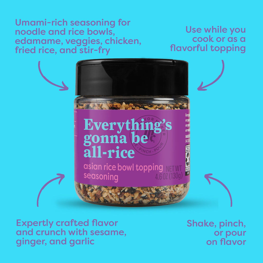 McCormick Flavor Maker Topping Seasoning, Sesame Garlic, Flip-Top Jar Generic