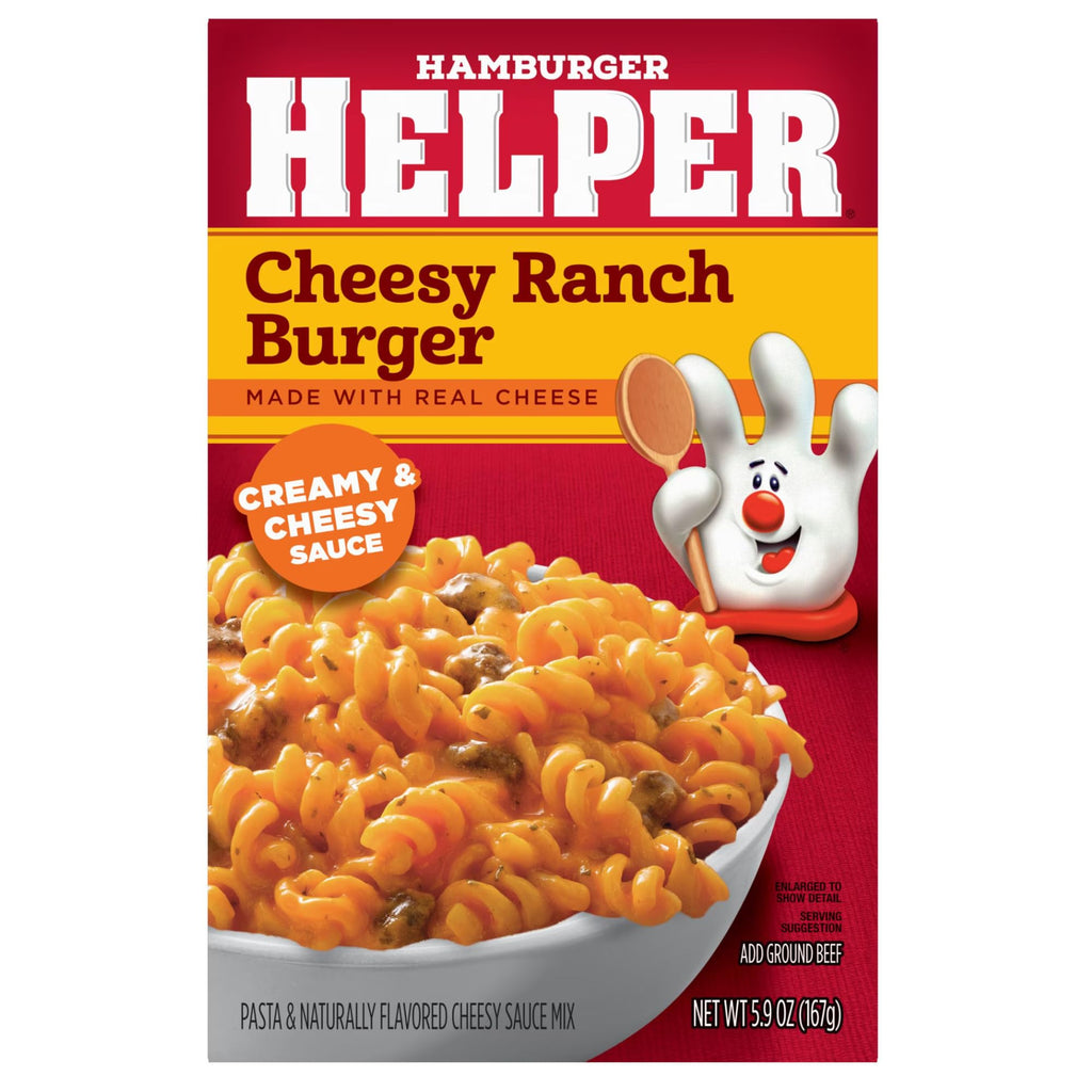 Hamburger Helper Skillet Dinner Mix, 2 Boxes per Pack, 10 Flavors