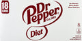 Dr Pepper Diet Cola, 12 fl oz (Pack of 18) Dr Pepper