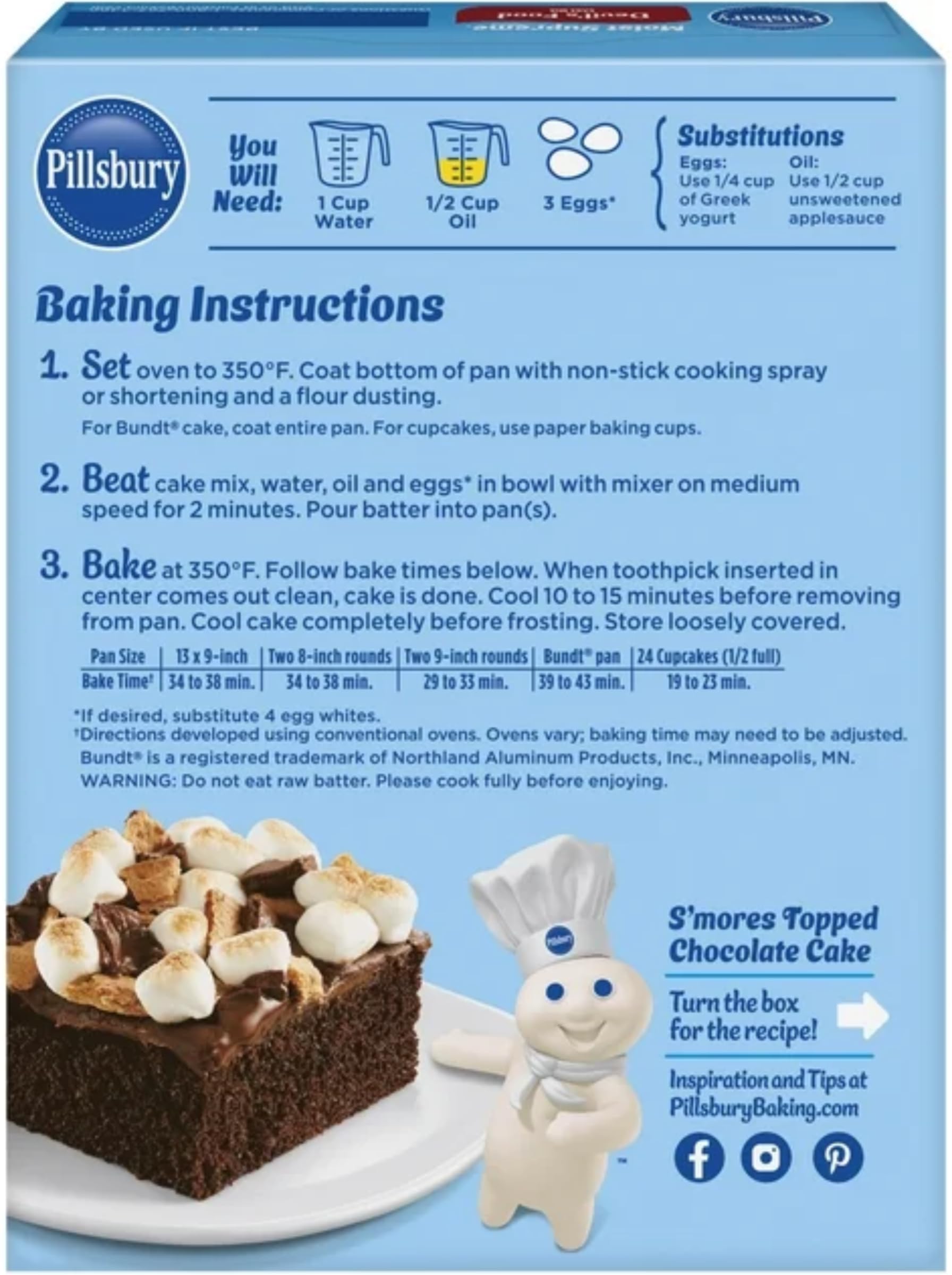 Pillsbury Moist Supreme White Cake Mix, 15.25 oz (Pack of 12) Pillsbury