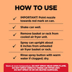 Pam Air Fryer No-Stick Cooking Spray, 6 oz Pam