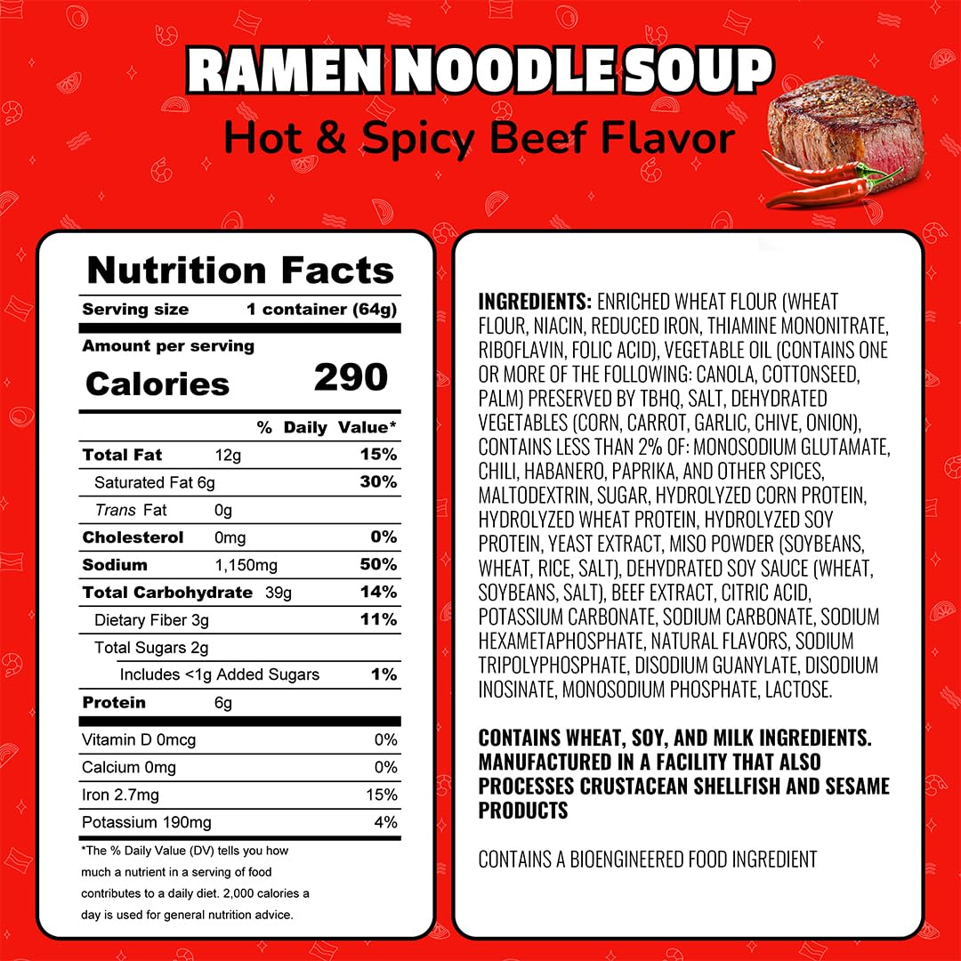 Maruchan Instant Lunch Ramen Noodles, 2.25 oz (Pack of 12)