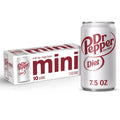 Diet Dr Pepper Mini Cans, 7.5 fl oz (Pack of 18) Dr Pepper