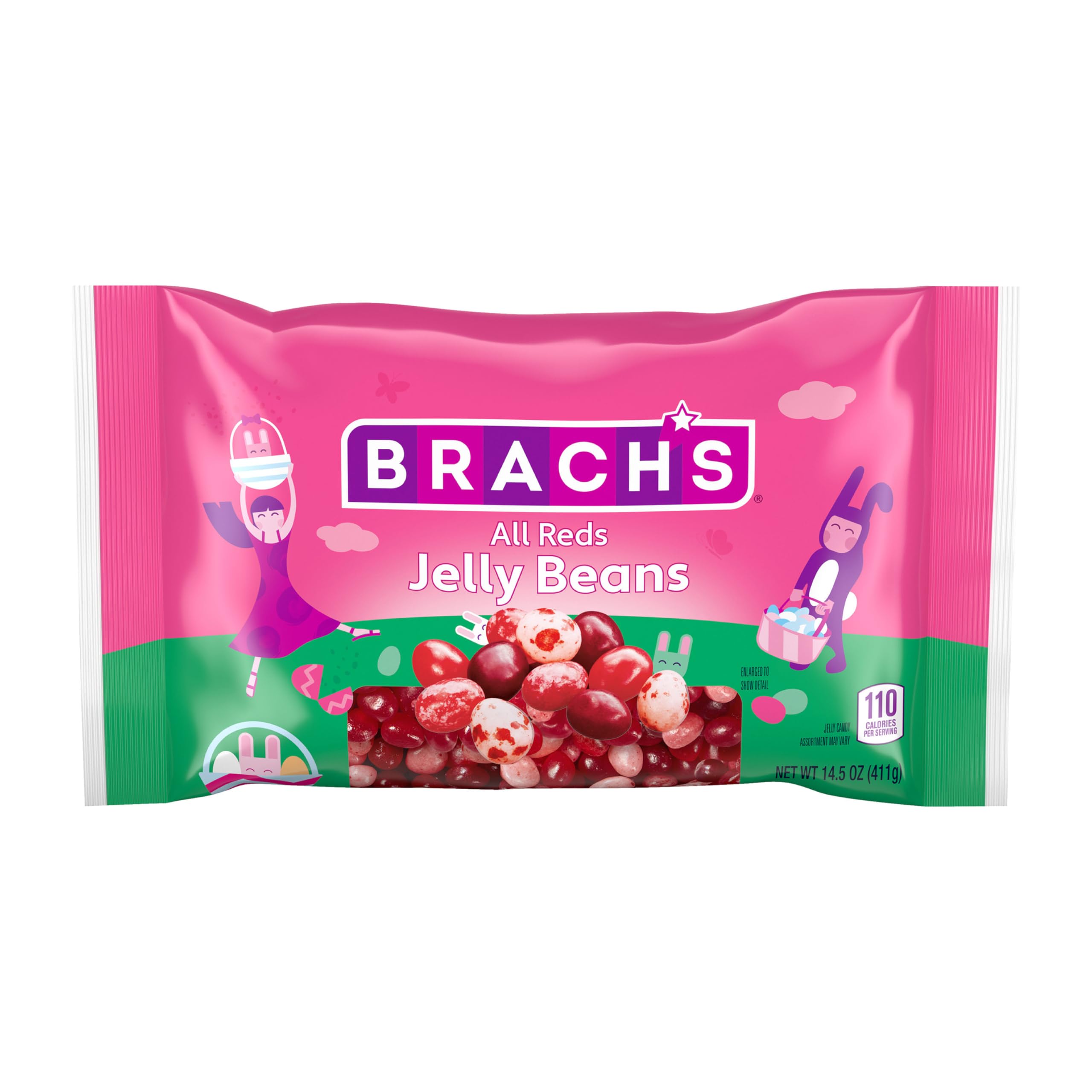 Brach's All Red Jelly Beans, Easter Candy, 14.5 oz Brach's