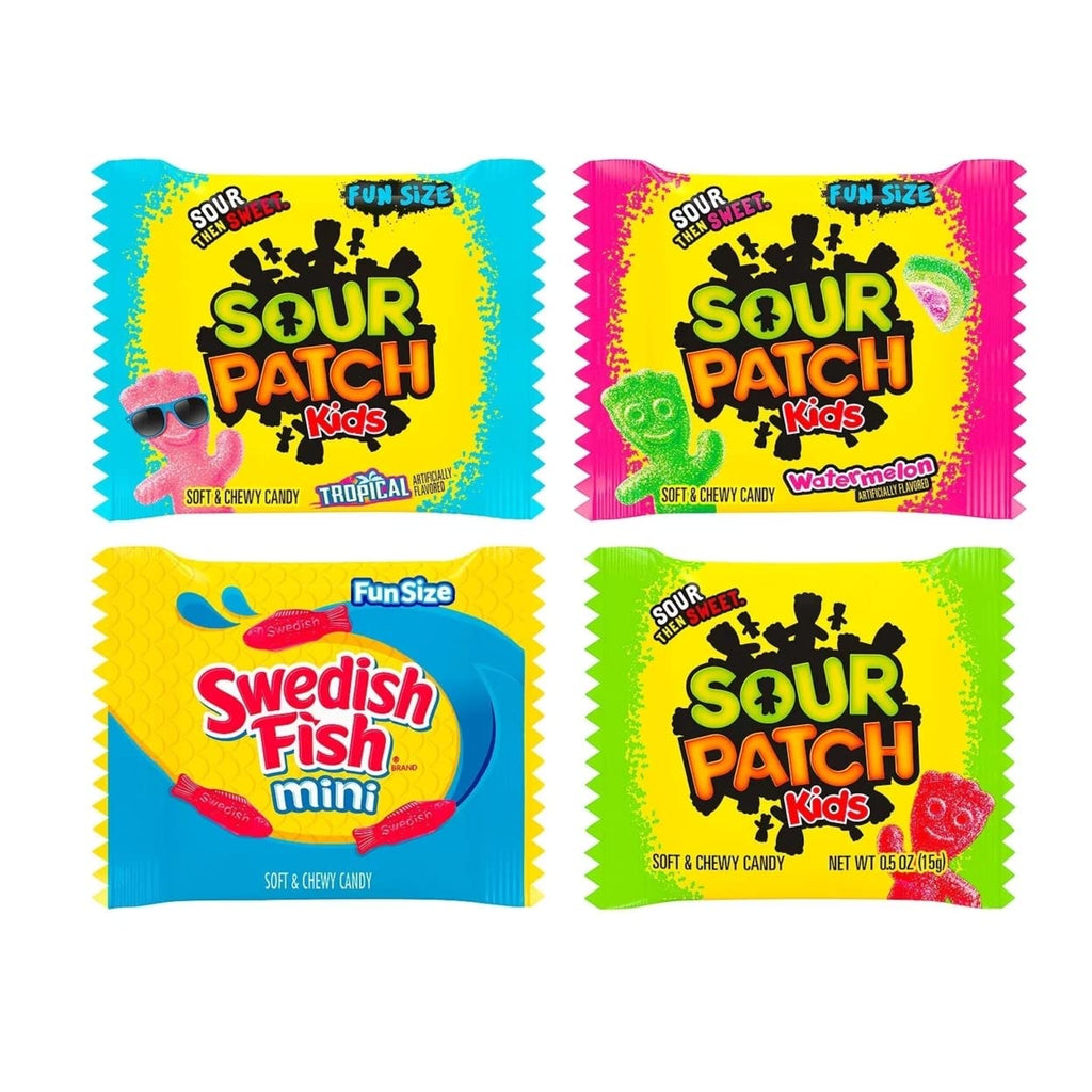 Sour Patch Kids & Swedish Fish Minis Variety, 200 ct Sour Patch Kids