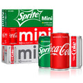 Coca-Cola Mini Can Variety Pack, 7.5 fl oz (Pack of 30) Coca-Cola