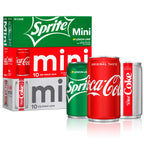 Coca-Cola Mini Can Variety Pack, 7.5 fl oz (Pack of 30) Coca-Cola