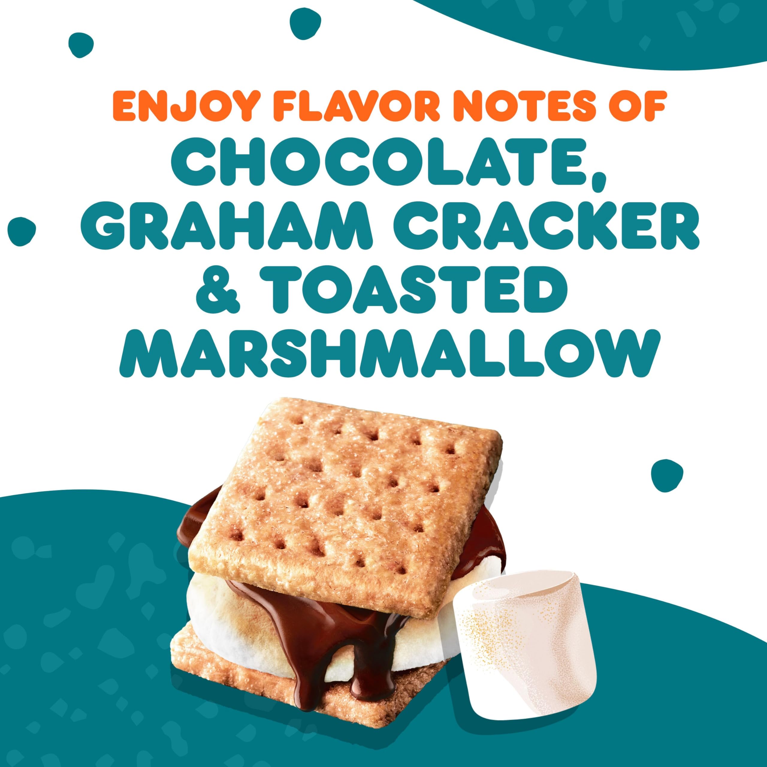 Dunkin' S'mores Flavored Coffee, 22 K-Cup Pods Dunkin'