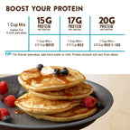 Krusteaz Protein Buttermilk Pancake Mix, 20 oz (Pack of 2) Krusteaz