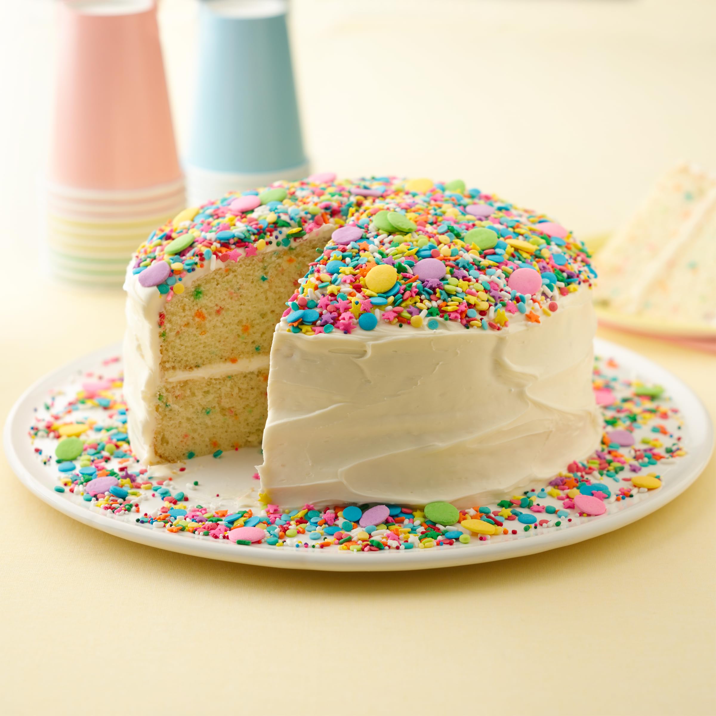 Betty Crocker Super Moist Party Rainbow Chip Cake Mix, 13.25 oz Betty Crocker