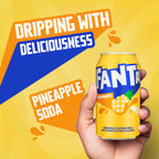 Fanta Pineapple, 12 fl oz (Pack of 12) Fanta