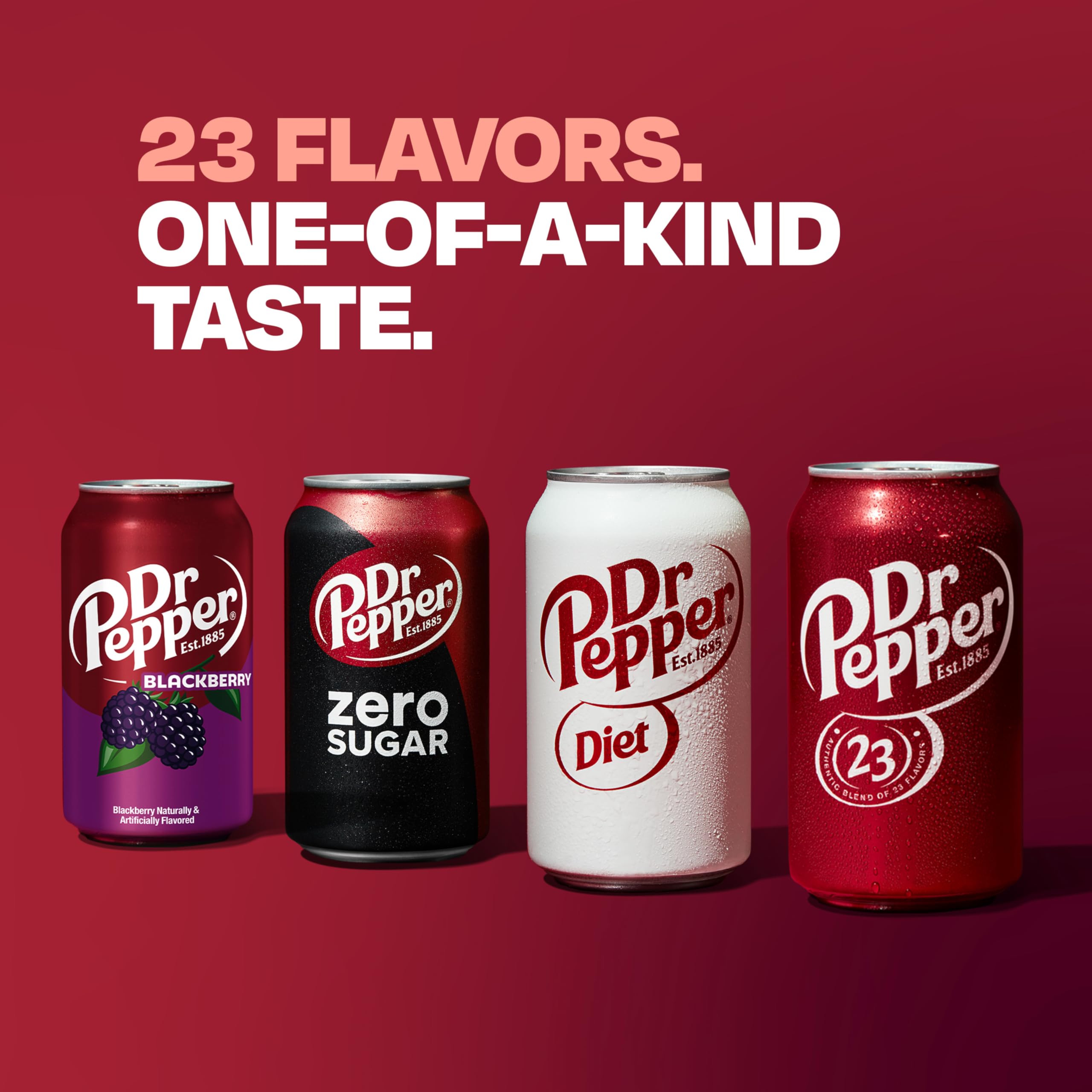 Diet Dr Pepper Mini Cans, 7.5 fl oz (Pack of 18) Dr Pepper