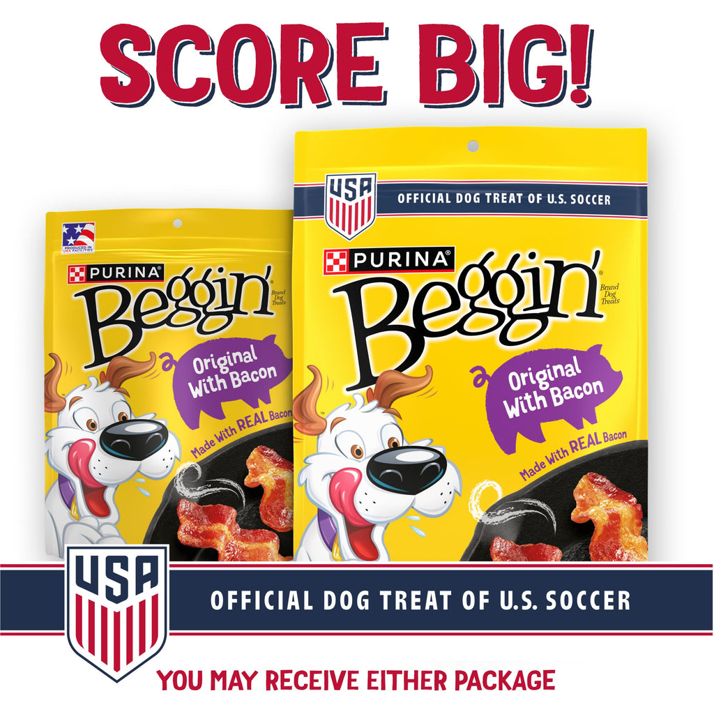 Purina Beggin' Strips, Original Bacon Flavor, 6 oz (Pack of 6) Purina