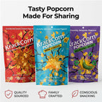 KrackCorn Sweet and Salty Caramel Popcorn, 4 oz (Pack of 6) KrackCorn