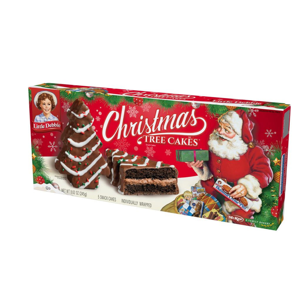 Little Debbie Christmas Tree Cakes Chocolate, 30 ct (Pack of 6) Little Debbie
