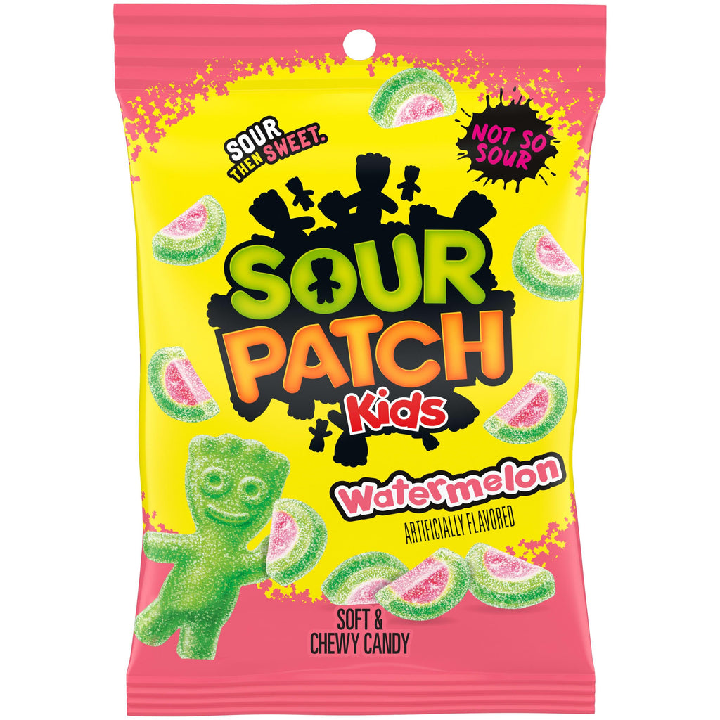 Sour Patch Kids Watermelon Soft and Chewy Gummy Candy, 8 oz Sour Patch Kids