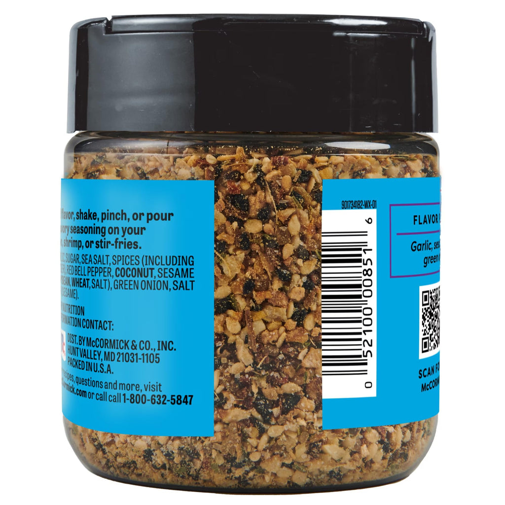 McCormick Flavor Maker Topping Seasoning, Sesame Garlic, Flip-Top Jar