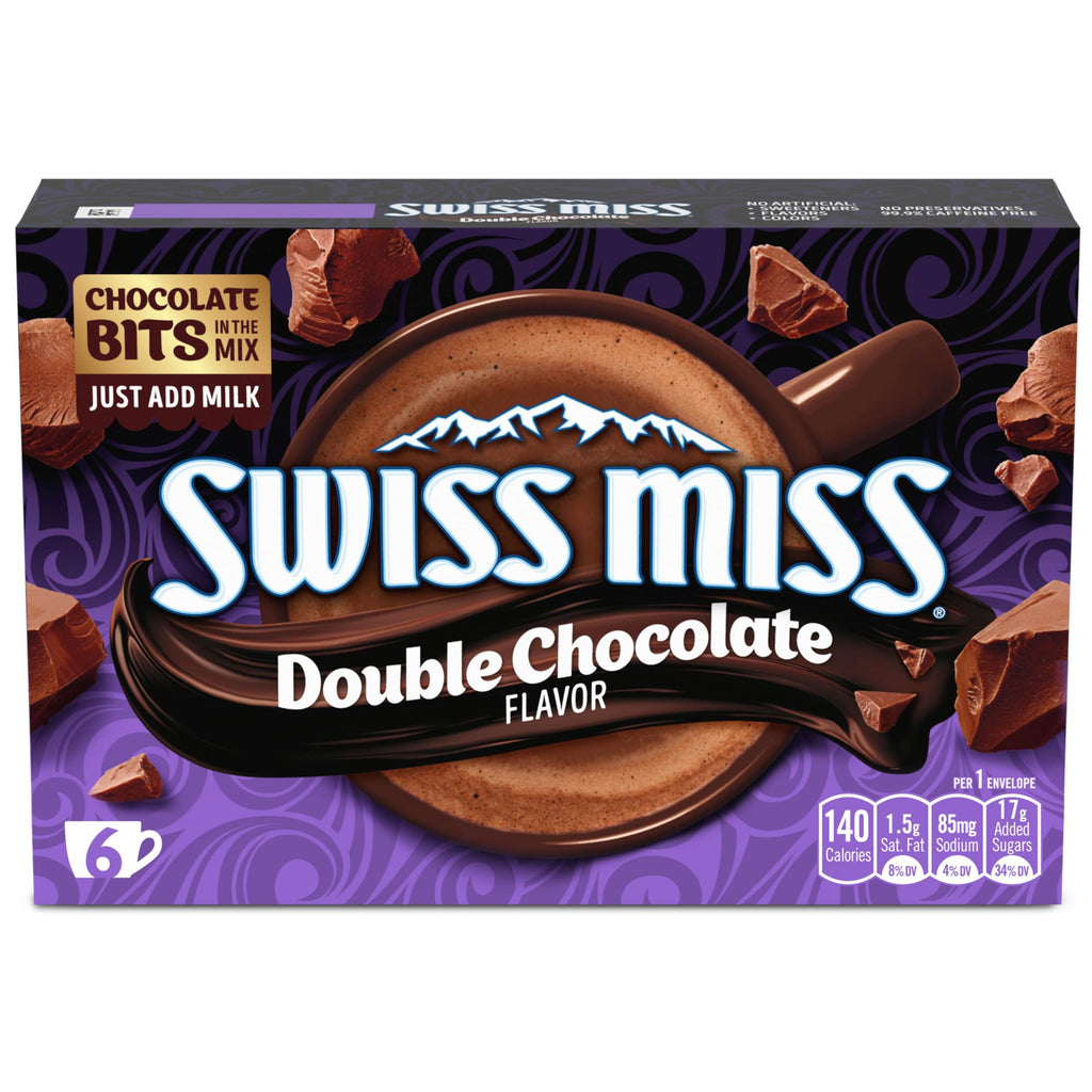 Swiss Miss Double Chocolate Hot Cocoa Mix, 1.18 oz (6 ct) Swiss Miss