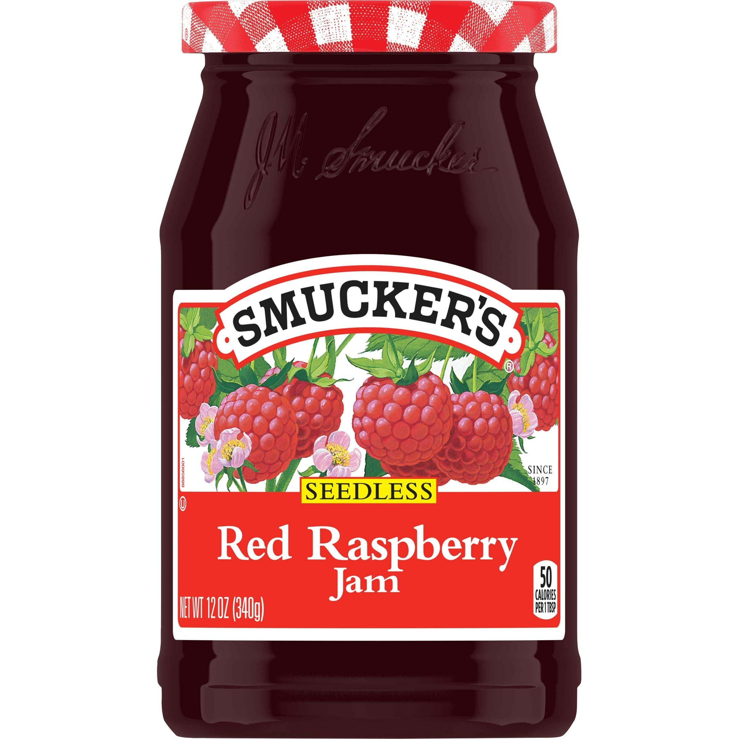 Smucker's Seedless Red Raspberry Jam, 12 oz Smucker's