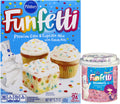 Funfetti Kids Birthday Bundle, Cake Mix and Mermaid Strawberry Frosting, 15.25 oz Funfetti