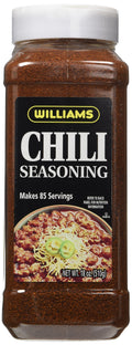 Williams Chili Seasoning 18 oz jar, front label