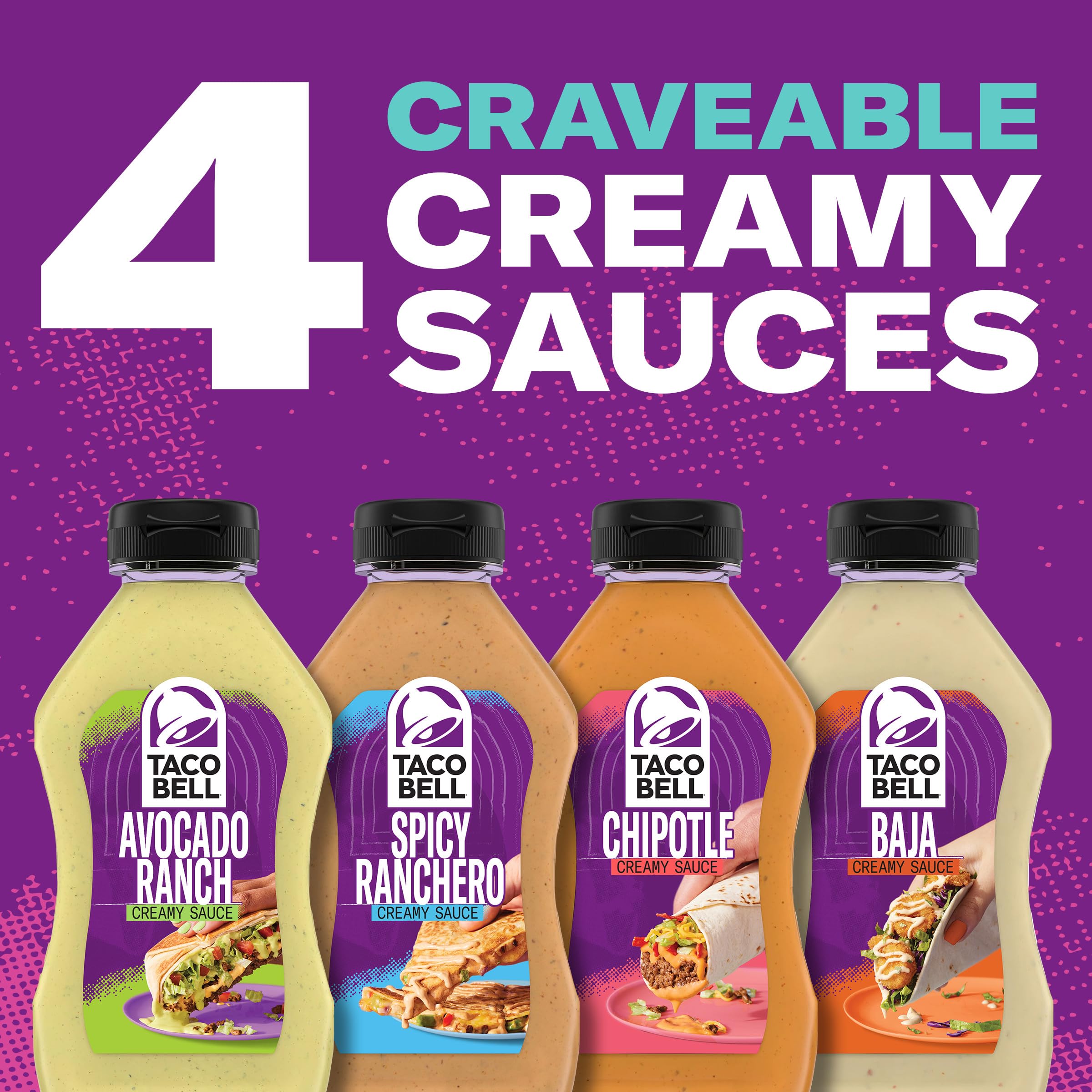 Taco Bell Baja Creamy Sauce, 12 oz Taco Bell