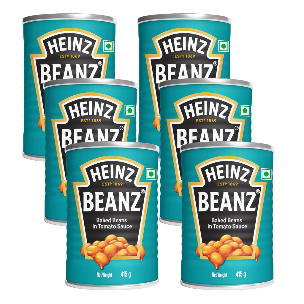 Heinz Beanz In A Rich Tomato Sauce Baked Beans, 14.64 oz (Pack of 6) Heinz