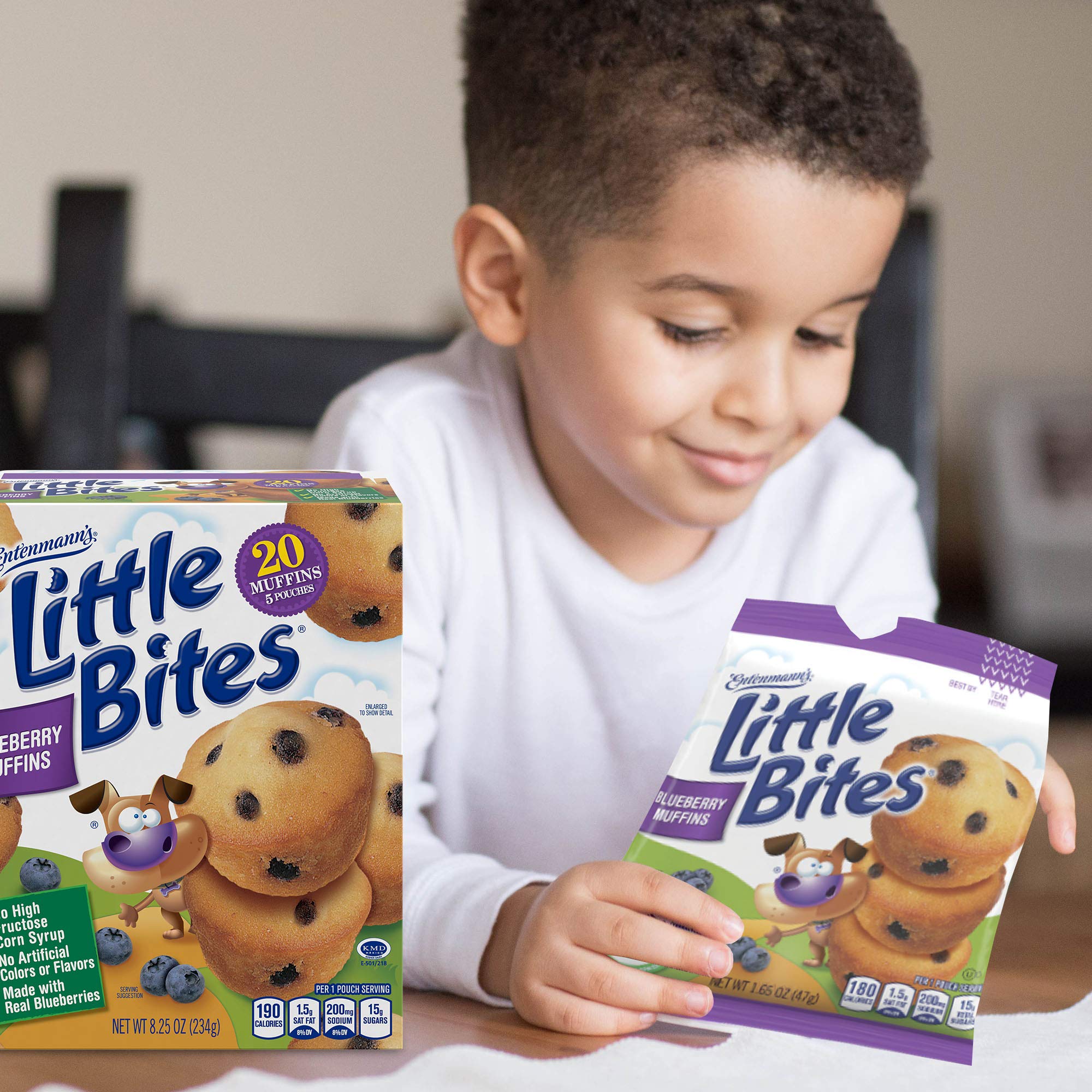Entenmann's Little Bites Blueberry Mini Muffins, 20 ct Entenmann's