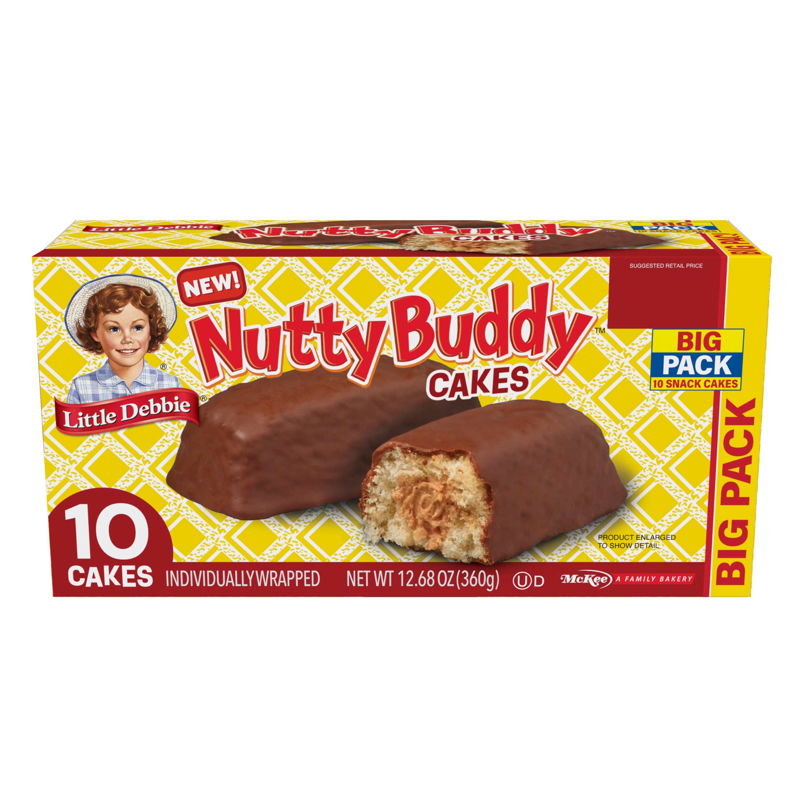 Little Debbie Nutty Buddy Cake, 12.68 oz Little Debbie